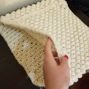 Ivory warm scarf